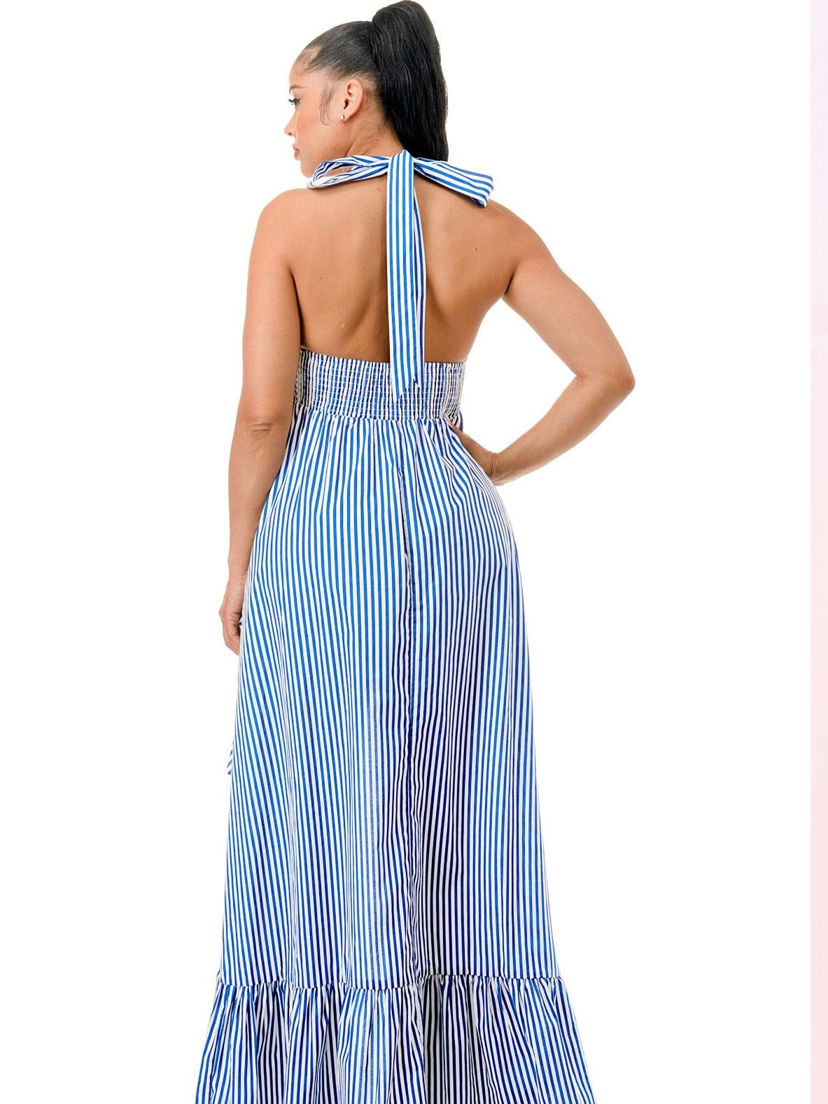 Striped Halter Top