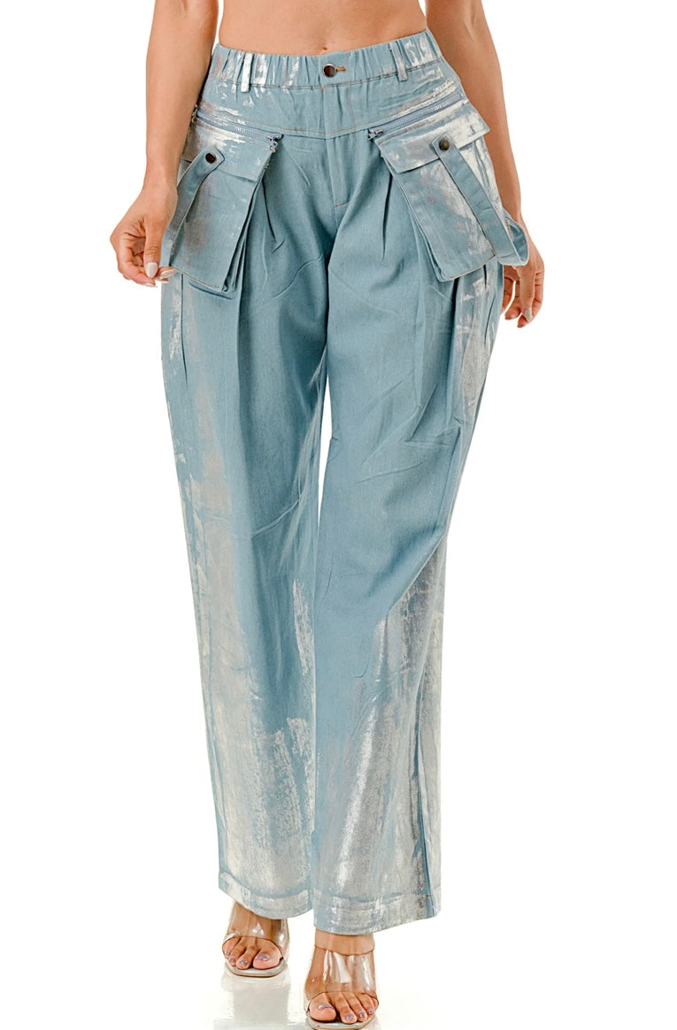 Foiled Denim