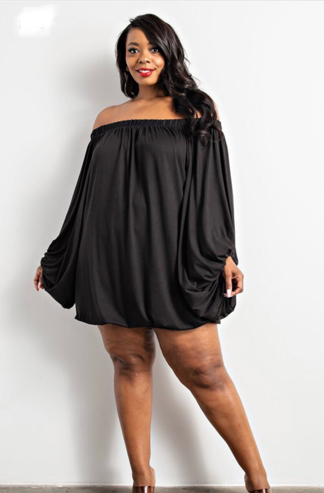 Balloon Dress-solid N 2 U Boutique Balloon Dress-solid N 2 U Boutique