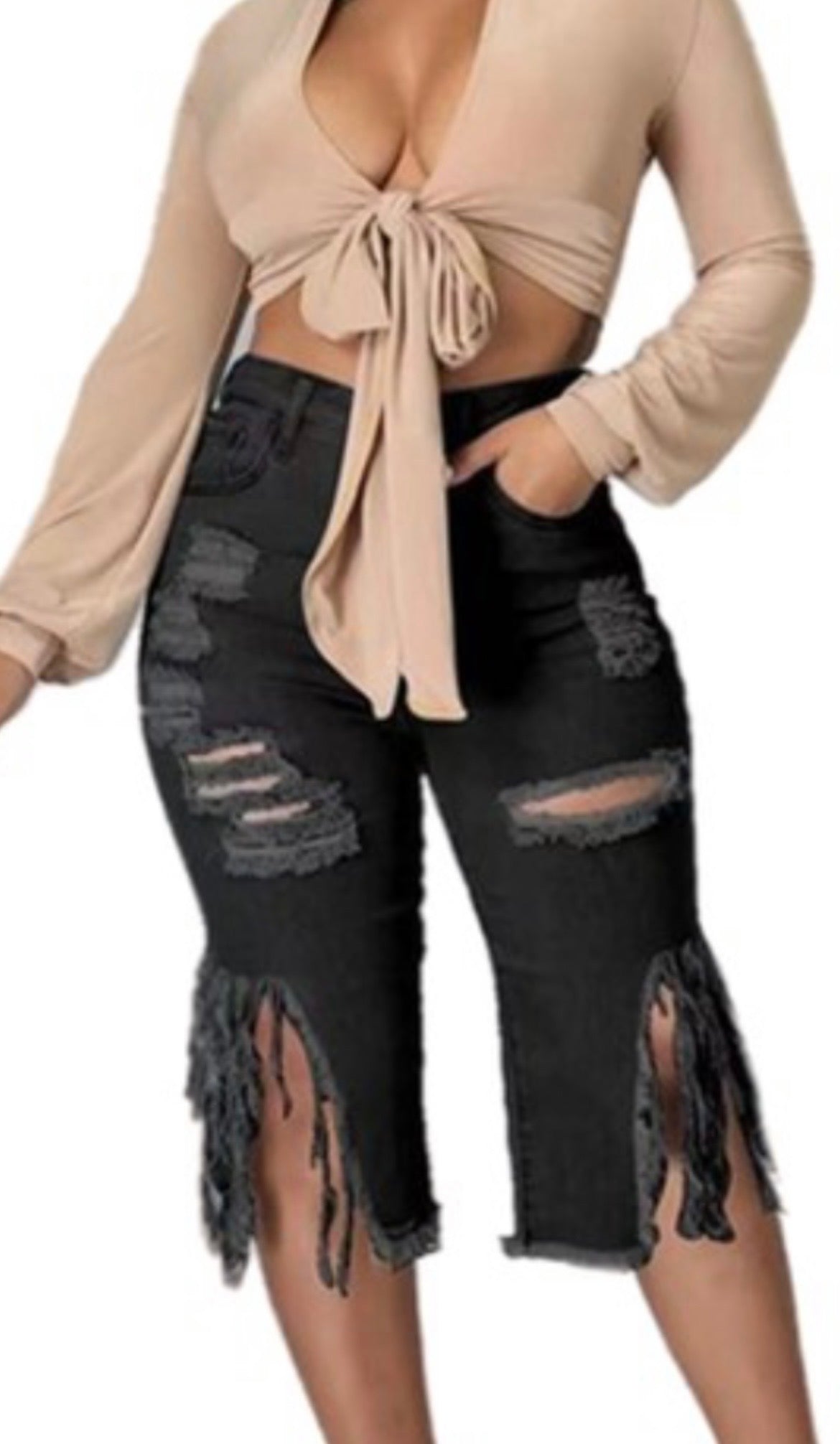 Distressed Shorts