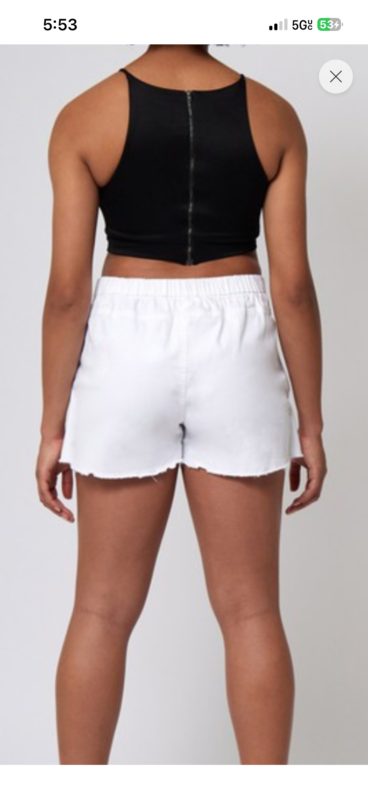 Denim Skort