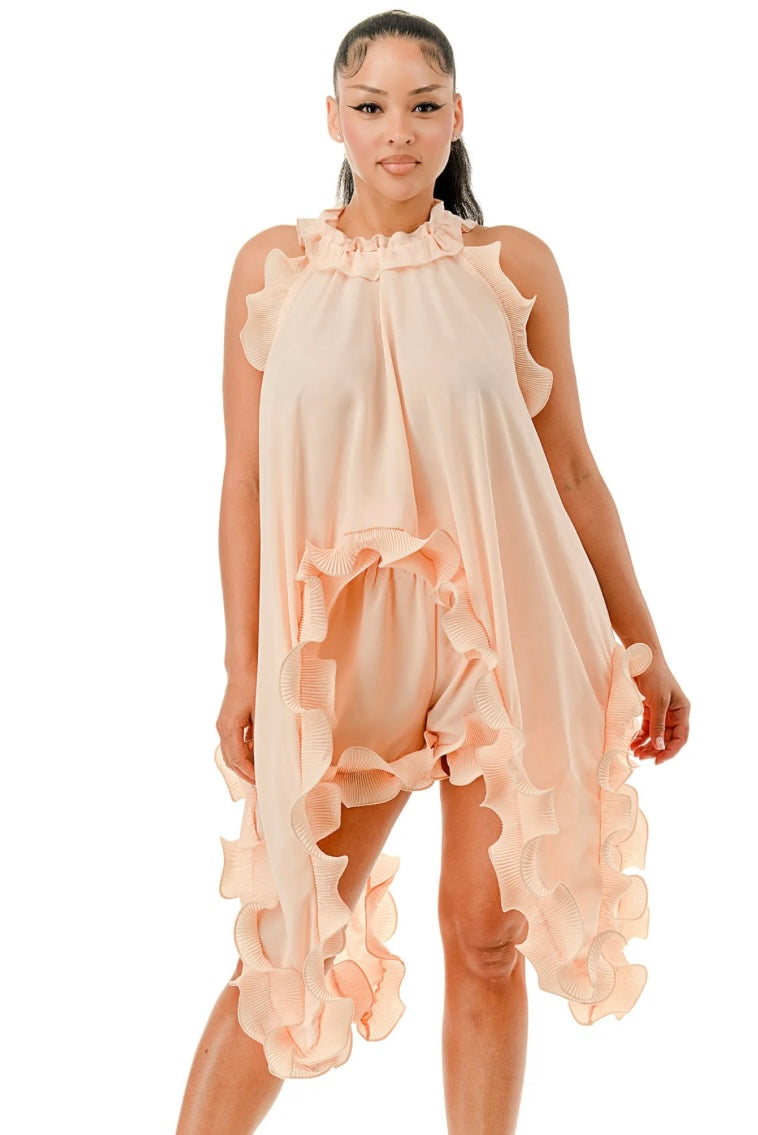 2 piece ruffle set