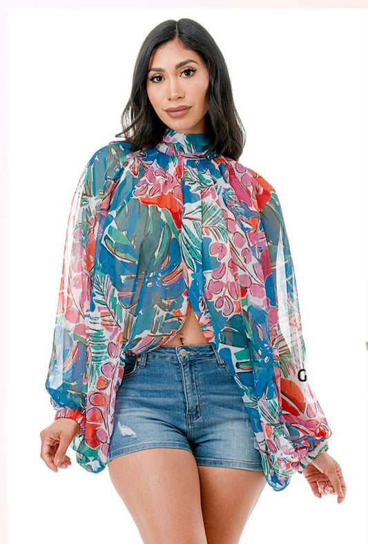 Spring Sheer blouse
