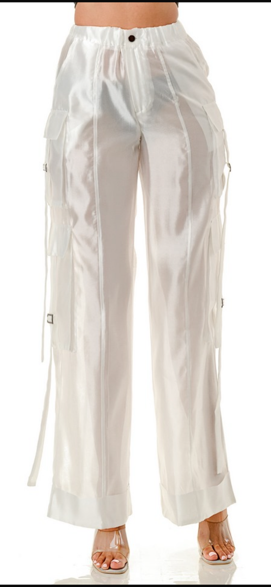 Organza Cargo Pants