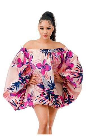 Balloon Dress-floral