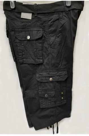 Belted Cargo Shorts