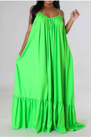 Maxi Dress (lime)