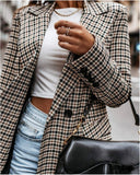 Checkered Lady Blazer