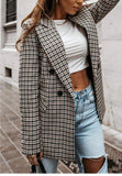 Checkered Lady Blazer