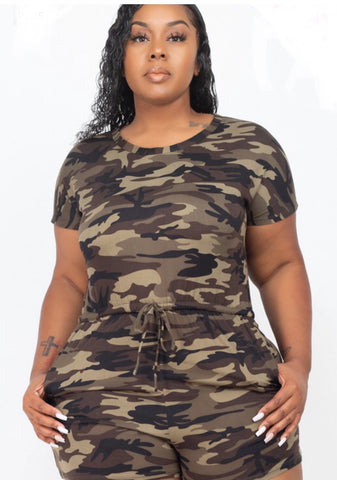 Camouflage Romper