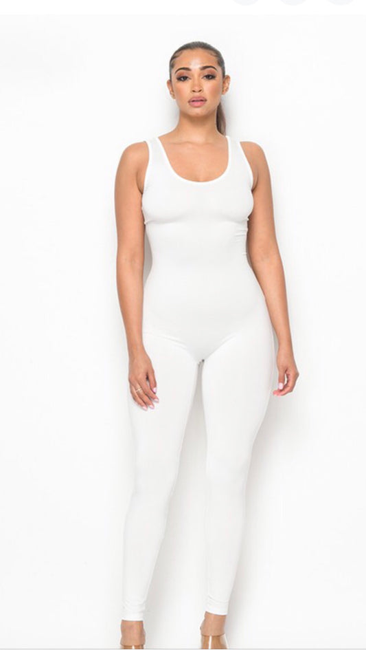 White Tank Catsuit