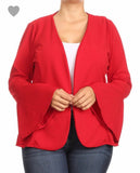 Open Front Blazer